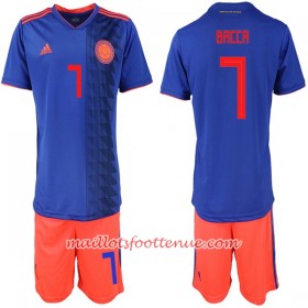 Maillot/Tenue Colombie Bacca 7 Enfant Extérieur Coupe du monde 2018